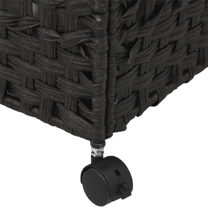 Wasmand Op Wielen 66X35X60 Cm Rattan