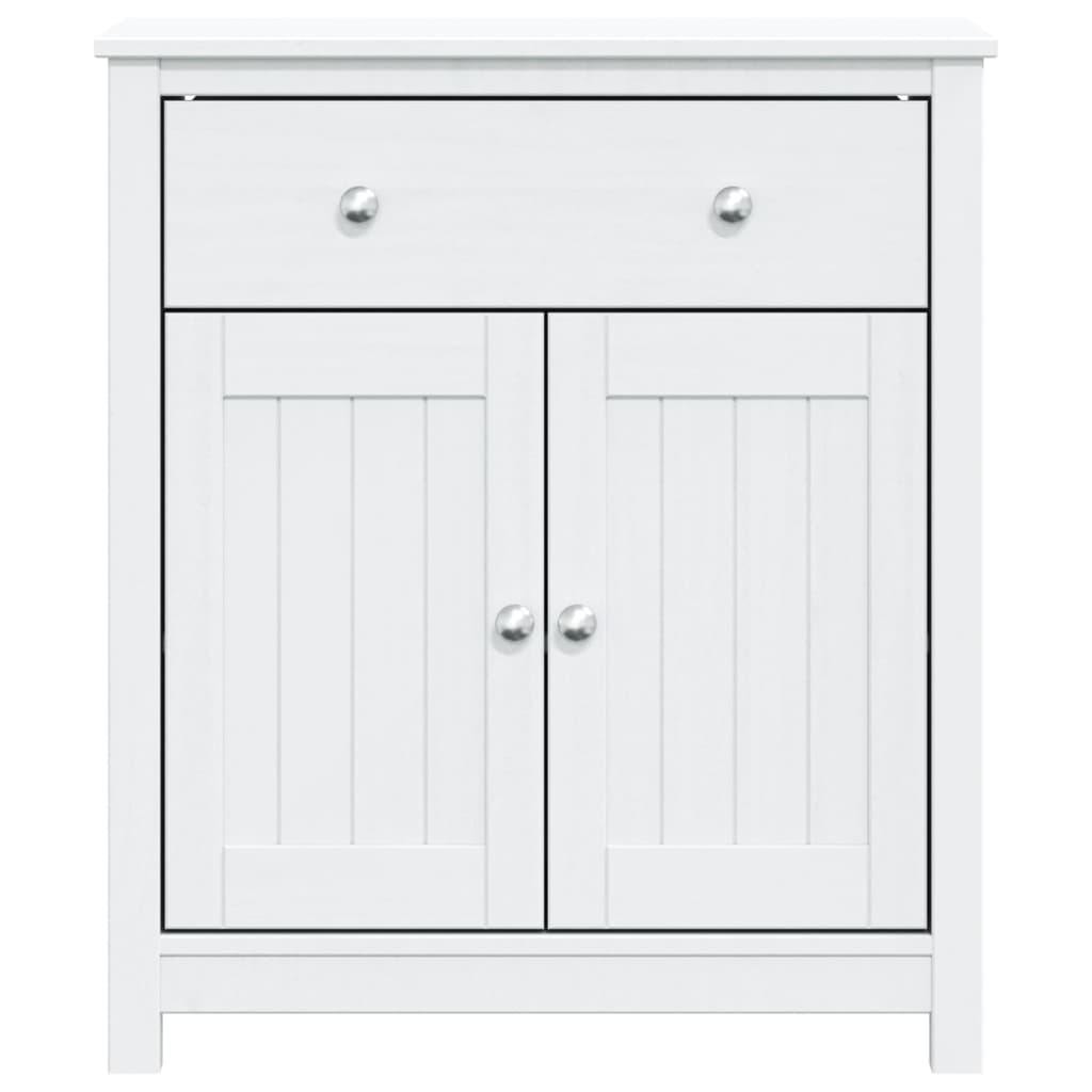Badkamerkast Berg 69,5X34X80 Cm Massief Grenenhout