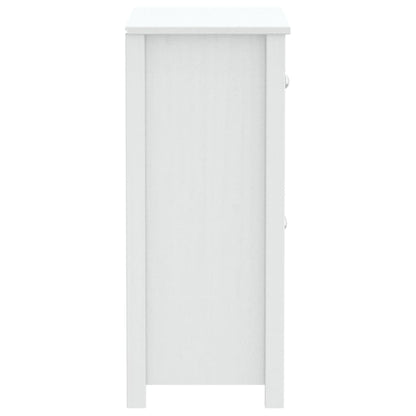 Badkamerkast Berg 69,5X34X80 Cm Massief Grenenhout