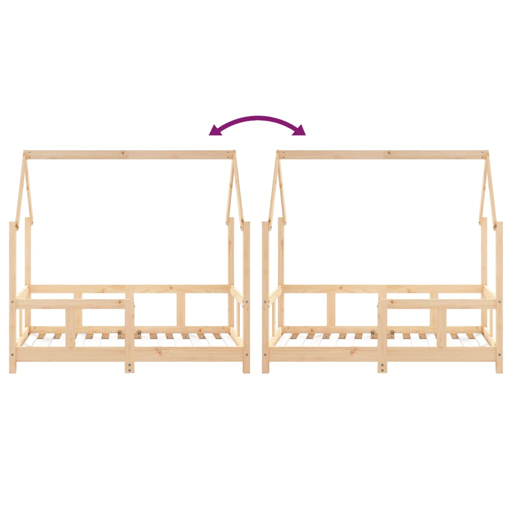 Kinderbedframe Massief Grenenhout