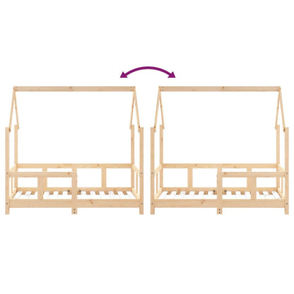 Kinderbedframe Massief Grenenhout