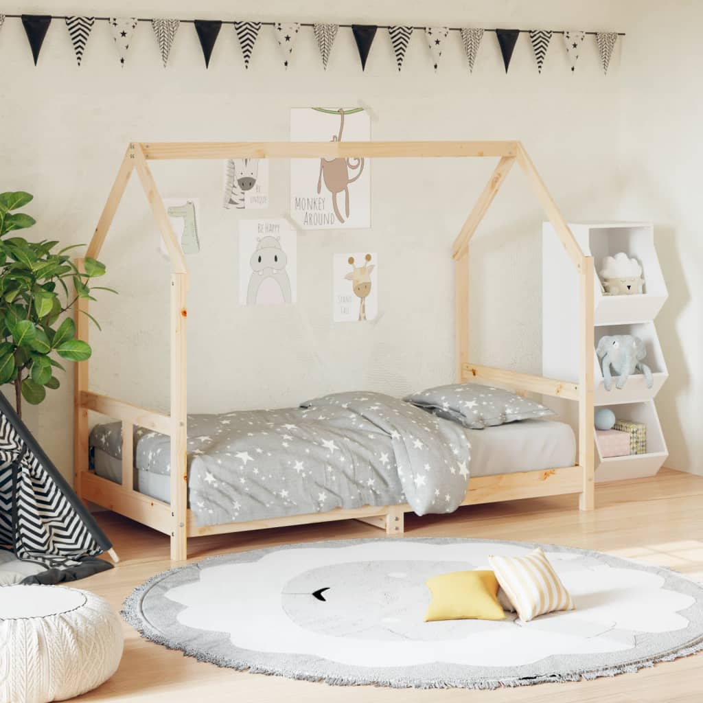 Kinderbedframe Massief Grenenhout