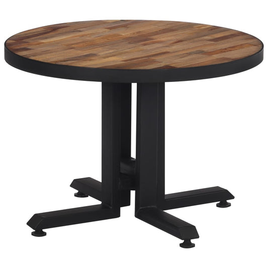 Salontafel Ø Massief Gerecycled Teakhout