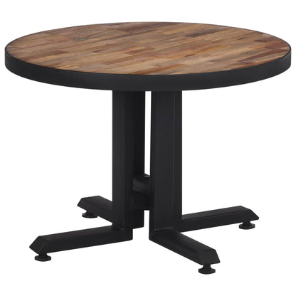 Salontafel Ø Massief Gerecycled Teakhout