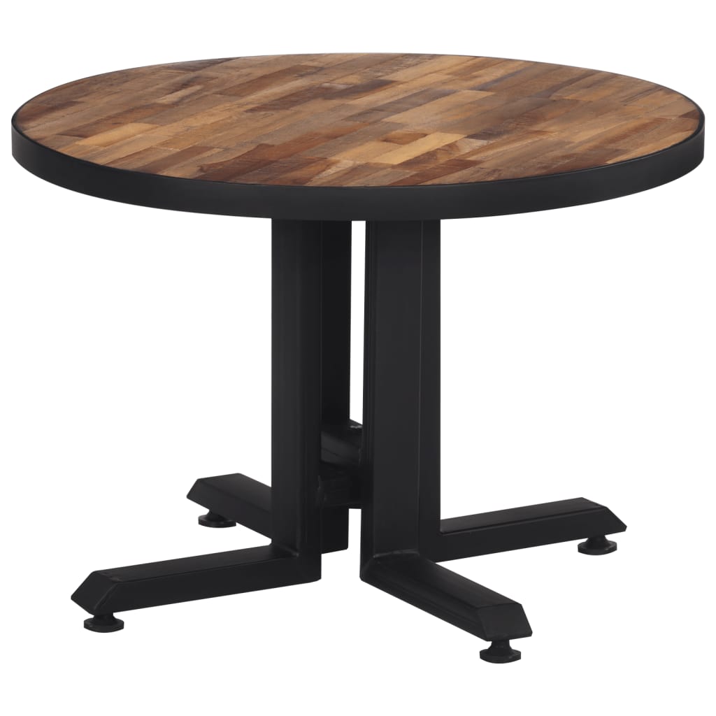 Salontafel Ø Massief Gerecycled Teakhout