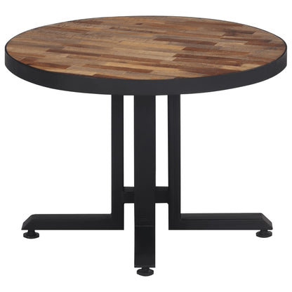 Salontafel Ø Massief Gerecycled Teakhout
