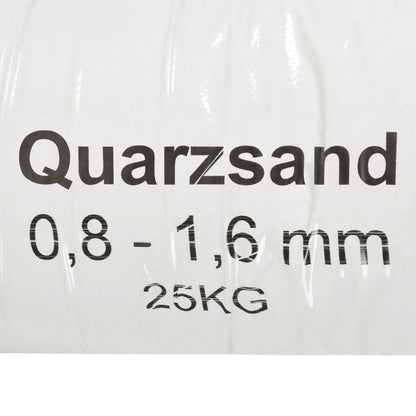 Filterzand 25 Kg 0,8-1,6 Mm