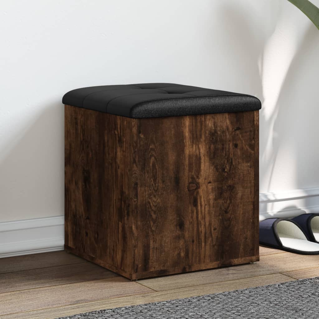 Opbergbankje Bewerkt Hout Kleurig
