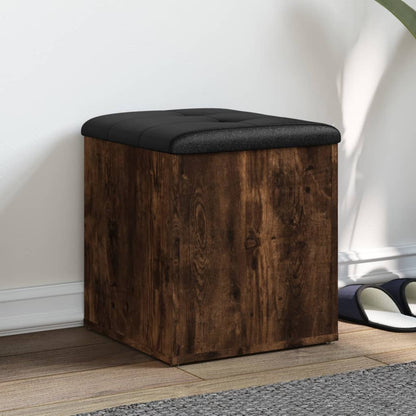Opbergbankje Bewerkt Hout Kleurig