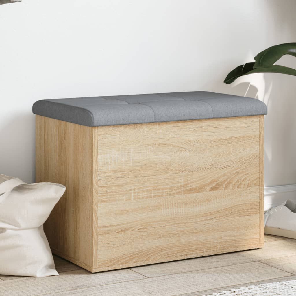 Opbergbankje Bewerkt Hout Kleurig