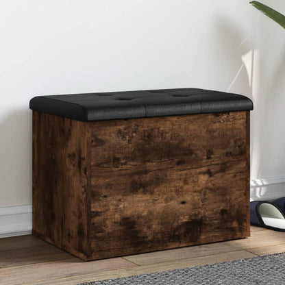 Opbergbankje Bewerkt Hout Kleurig