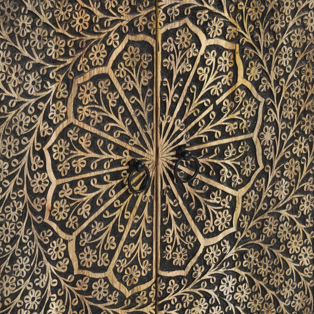 Bijzetkasten 3 St 60X33X75 Cm Massief Mangohout Bruin