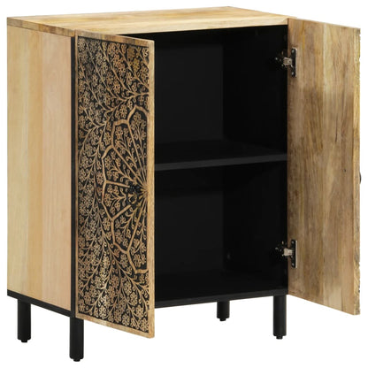 Bijzetkasten 3 St 60X33X75 Cm Massief Mangohout Bruin