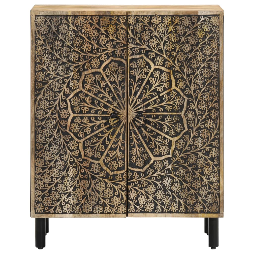 Bijzetkasten 3 St 60X33X75 Cm Massief Mangohout Bruin