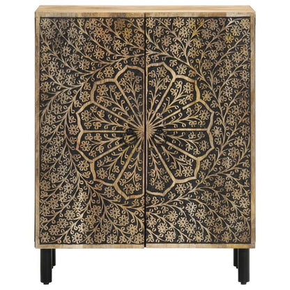 Bijzetkasten 3 St 60X33X75 Cm Massief Mangohout Bruin