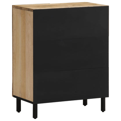 Bijzetkasten 3 St 60X33X75 Cm Massief Mangohout Bruin