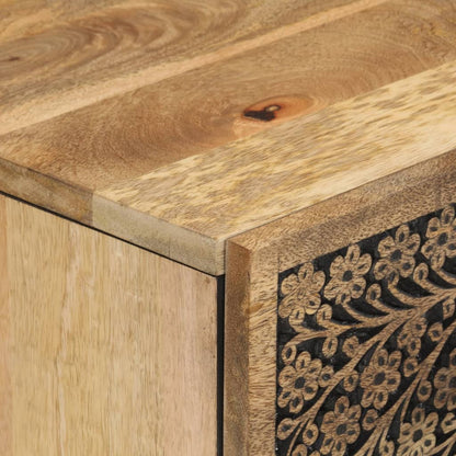 Bijzetkasten 3 St 60X33X75 Cm Massief Mangohout Bruin