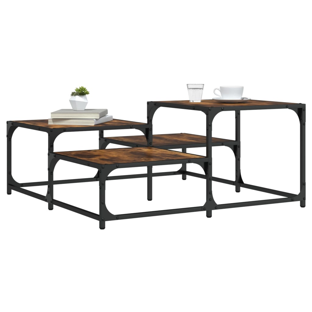 Salontafel Bewerkt Hout