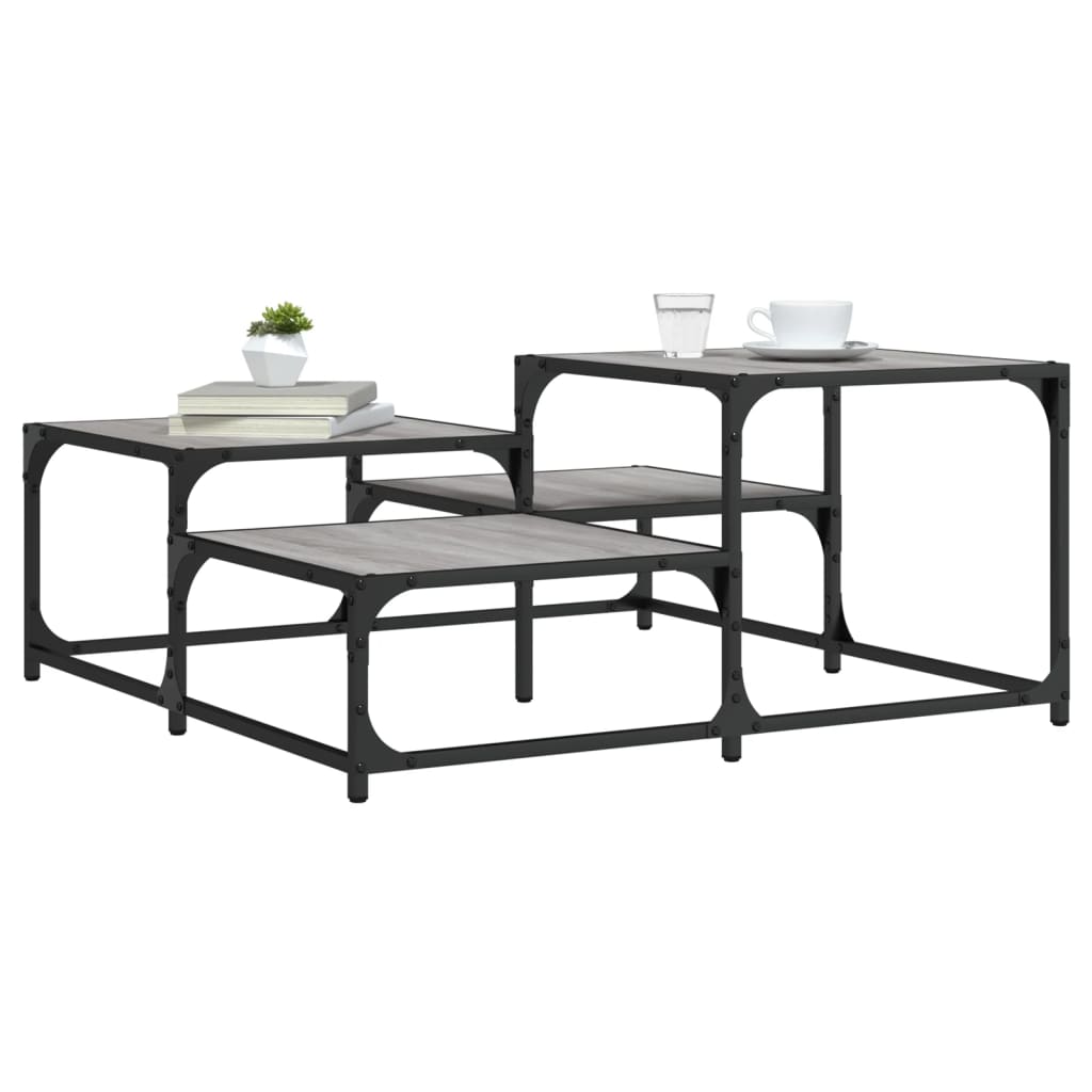 Salontafel Bewerkt Hout