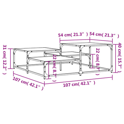 Salontafel Bewerkt Hout