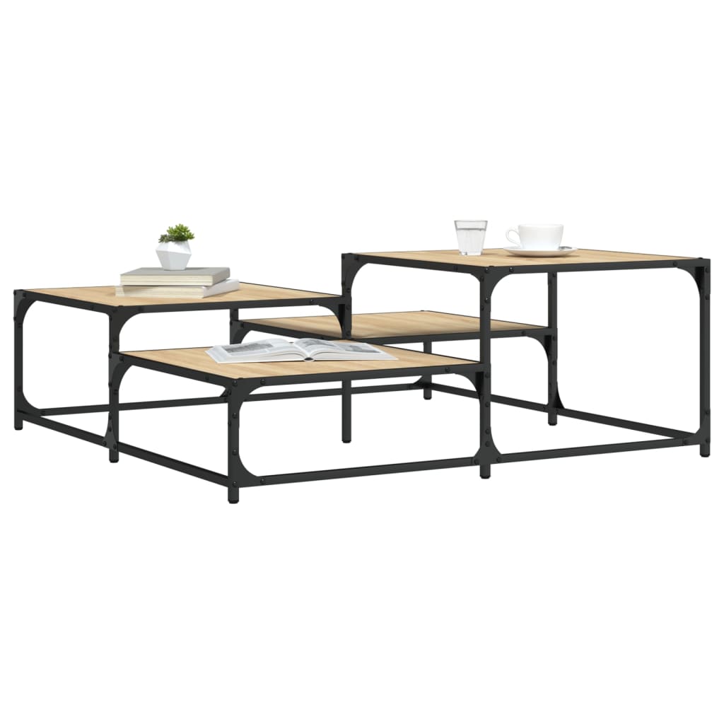 Salontafel Bewerkt Hout