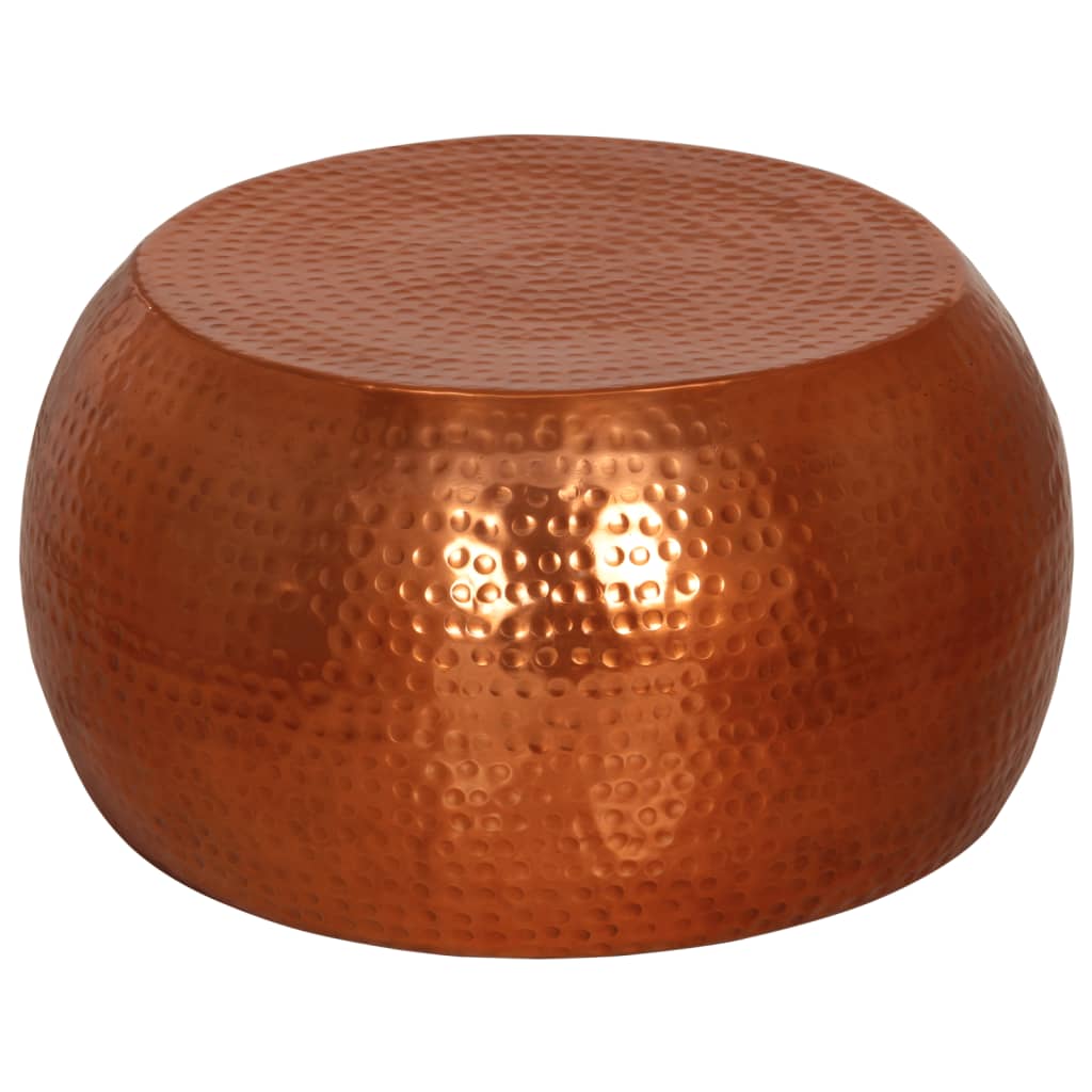 Salontafel Ø 55X28 Cm Aluminium Messing