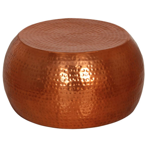 Salontafel Ø 55X28 Cm Aluminium Messing