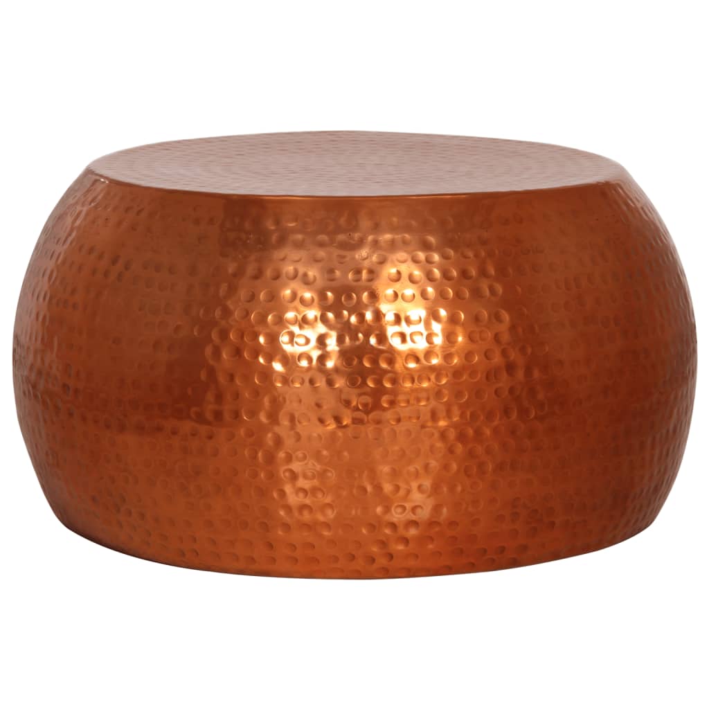 Salontafel Ø 55X28 Cm Aluminium Messing
