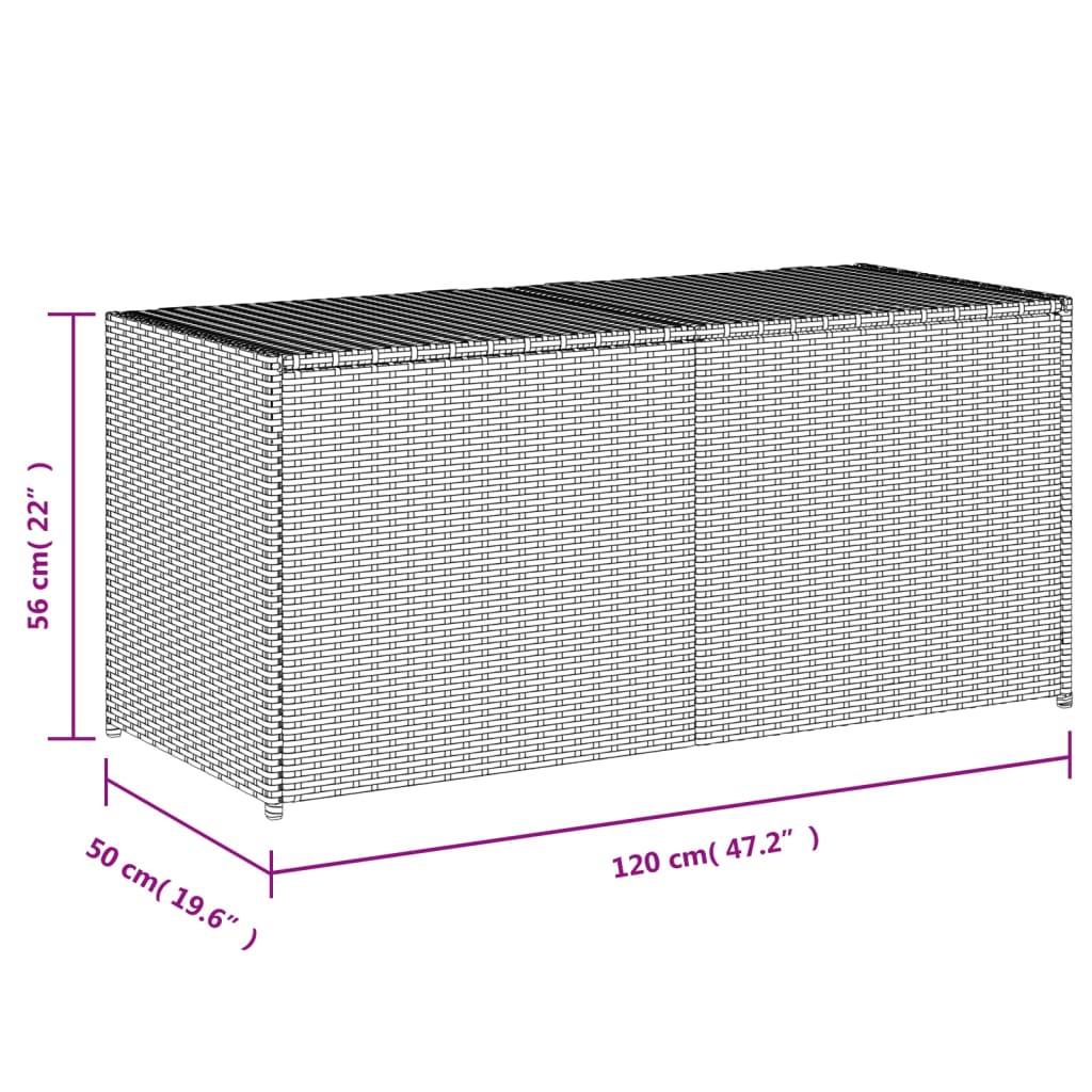 Tuinbox 283 L Poly Rattan