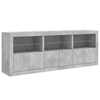 Dressoir Met Led-Verlichting 181,5X37X67 Cm