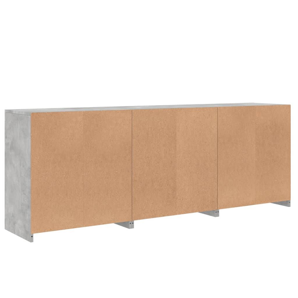Dressoir Met Led-Verlichting 181,5X37X67 Cm