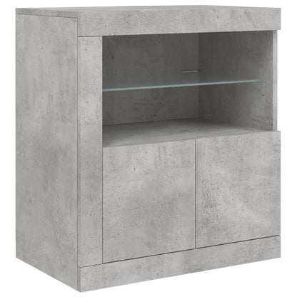 Dressoir Met Led-Verlichting 181,5X37X67 Cm