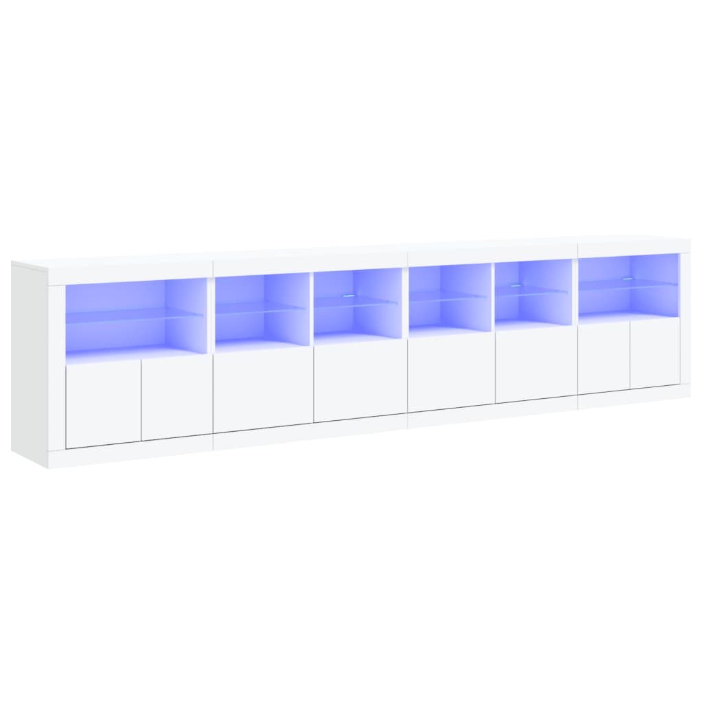 Dressoir Met Led-Verlichting 283X37X67 Cm