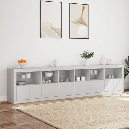 Dressoir Met Led-Verlichting 283X37X67 Cm