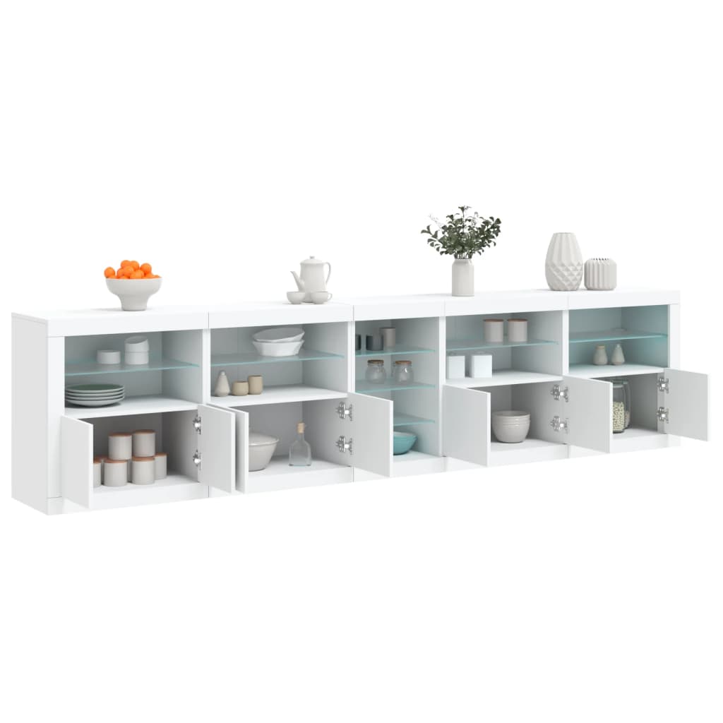 Dressoir Met Led-Verlichting 283X37X67 Cm