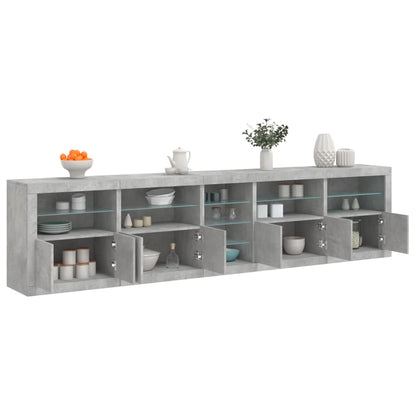 Dressoir Met Led-Verlichting 283X37X67 Cm