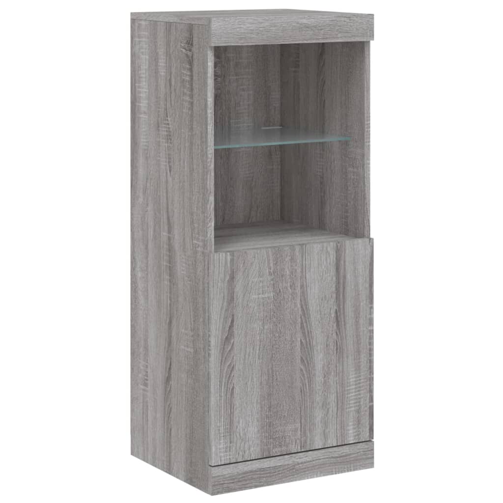 Dressoirs Met Led-Verlichting Bewerkt Hout