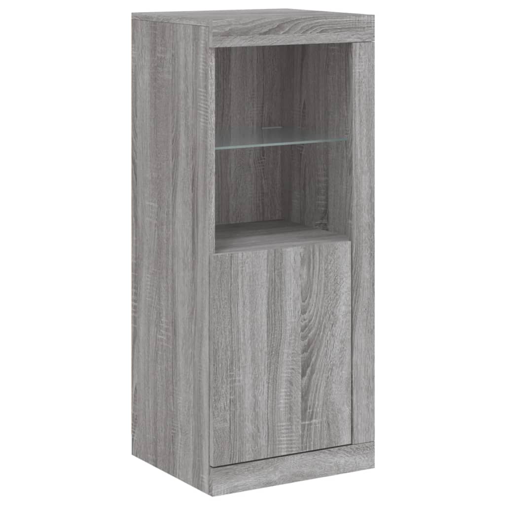 Dressoirs Met Led-Verlichting Bewerkt Hout