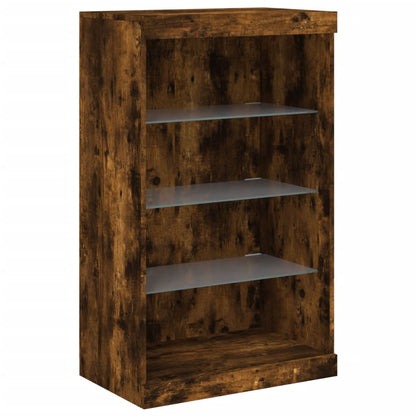 Dressoirs Met Led-Verlichting Bewerkt Hout