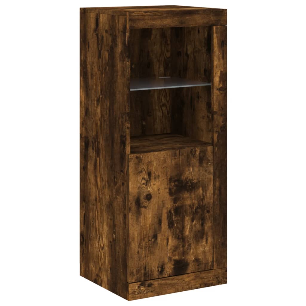 Dressoirs Met Led-Verlichting Bewerkt Hout