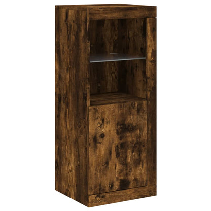Dressoirs Met Led-Verlichting Bewerkt Hout