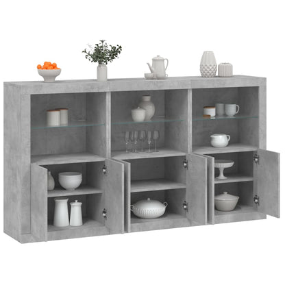 Dressoir Met Led-Verlichting 181,5X37X100 Cm Kleur
