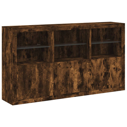 Dressoir Met Led-Verlichting 181,5X37X100 Cm Kleur