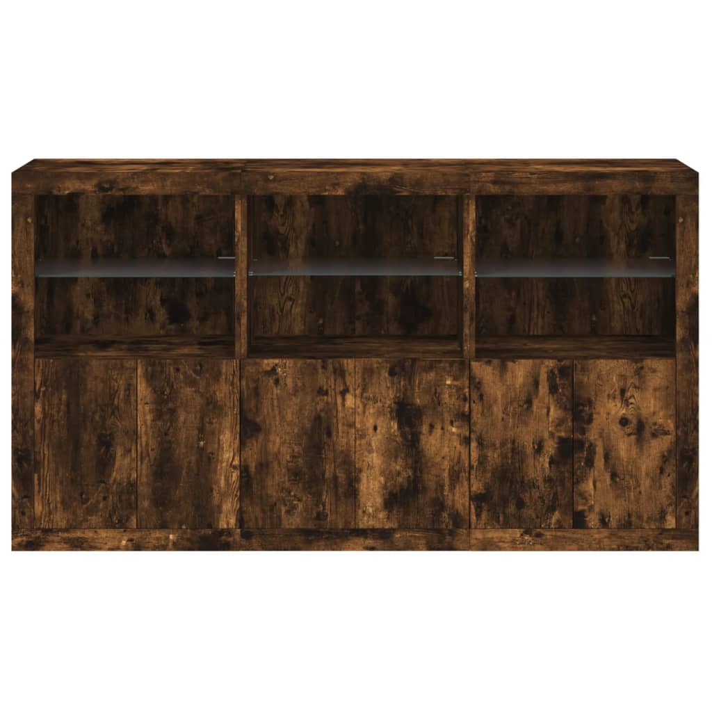 Dressoir Met Led-Verlichting 181,5X37X100 Cm Kleur