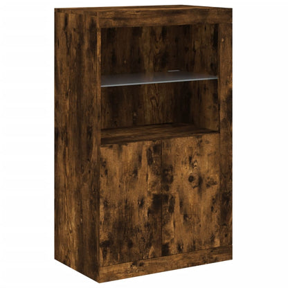 Dressoir Met Led-Verlichting 181,5X37X100 Cm Kleur