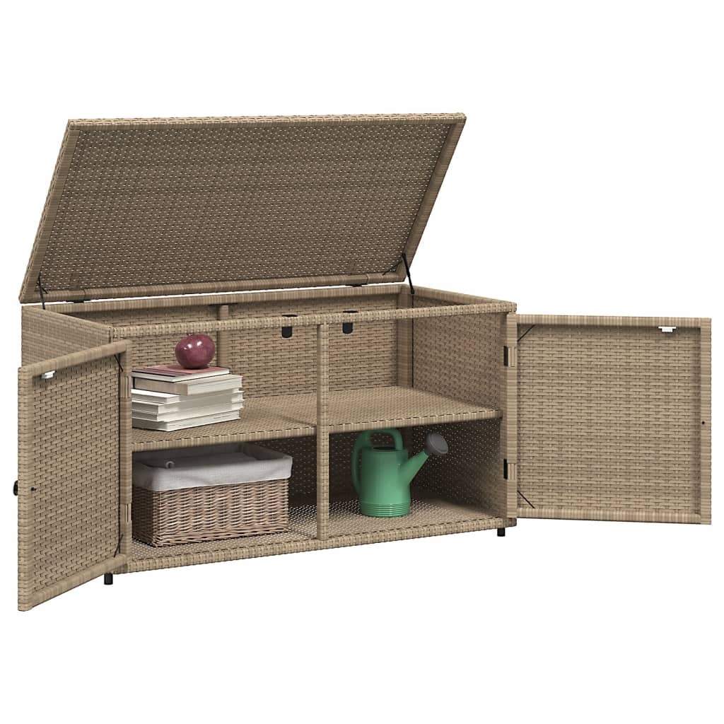 Tuinkast 110X55X60,5 Cm Poly Rattan