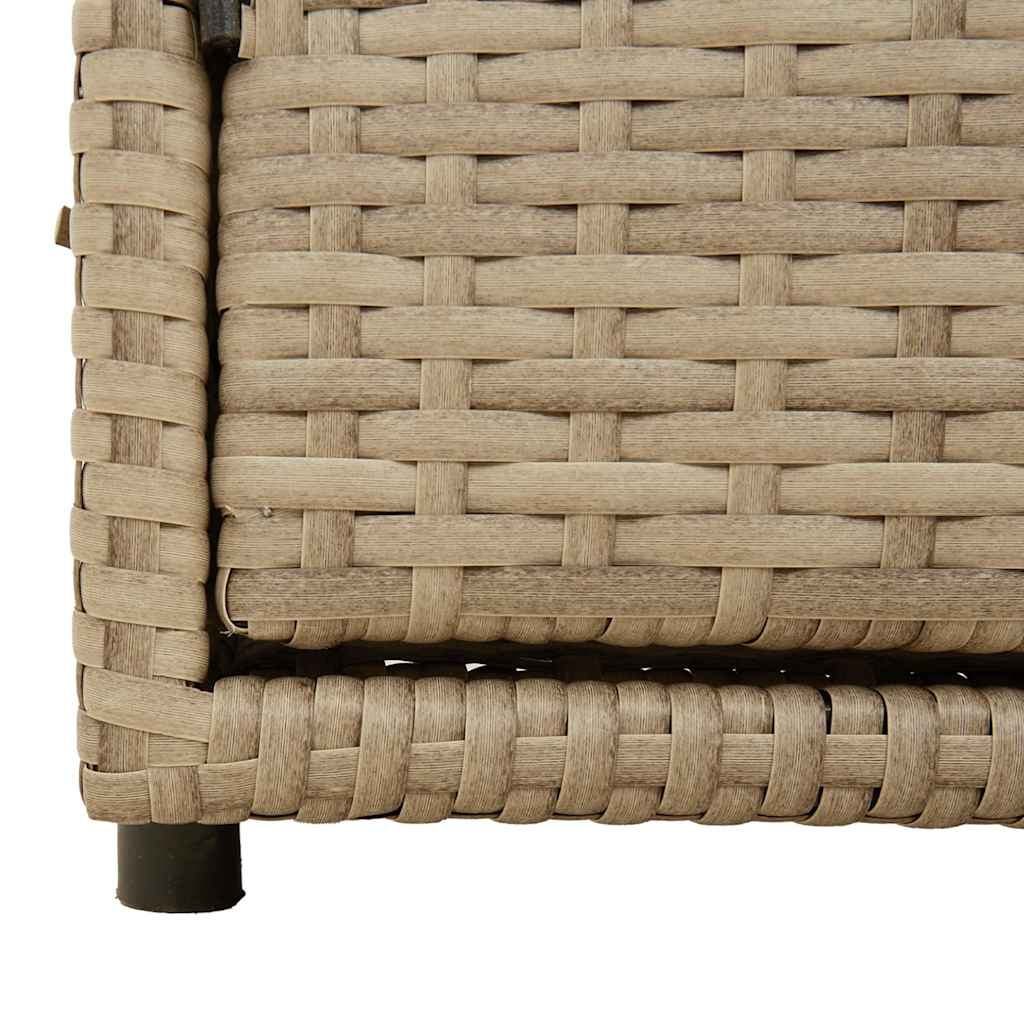 Tuinkast 110X55X60,5 Cm Poly Rattan