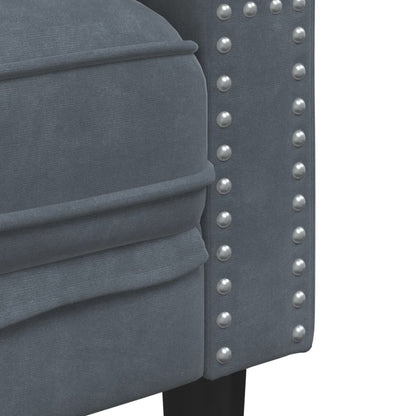 2-Delige Loungeset Chesterfield En Bolsters Fluweel