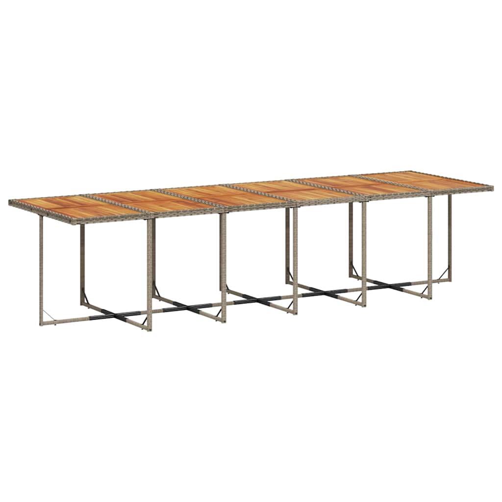 17-Delige Tuinset Met Kussens Poly Rattan