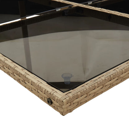 7-Delige Tuinset Met Kussens Poly Rattan